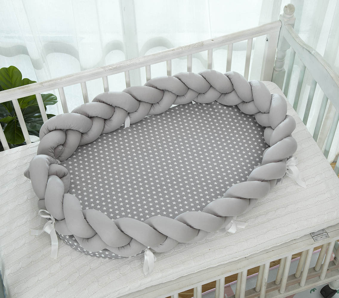 The Ultimate Solution for Baby Sleep: Cotton Woven Folding Portable Crib