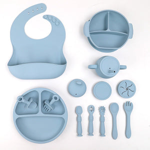 Silicone Children's Tableware Set Baby: Making Mealtime a Delight