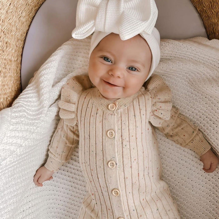 The Perfect Knitted Jumpsuit for Your Baby's Autumn Adventures