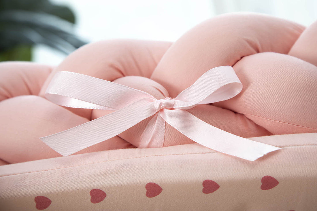 Cotton Woven Folding Portable Crib