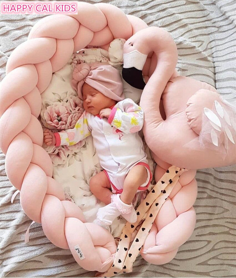 Cotton Woven Folding Portable Crib