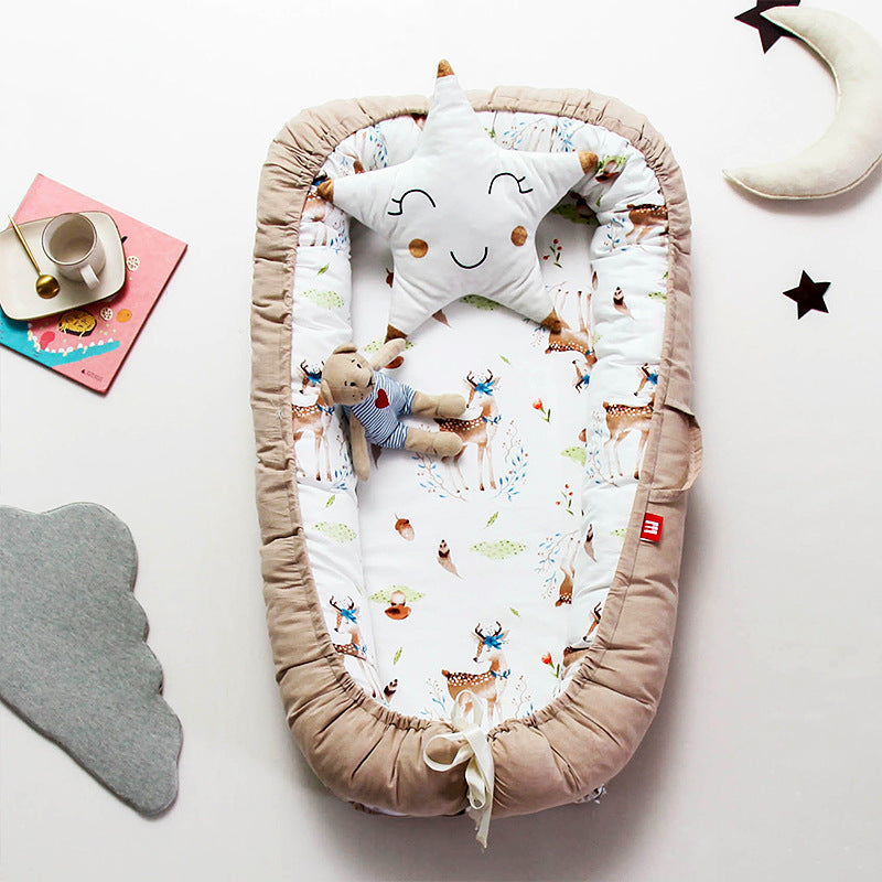 Cotton Bionic Coaxing Sleep Baby Isolation Crib