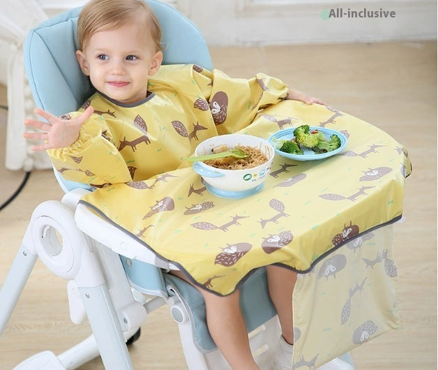 Baby Eating Dining Chair Bib Cover