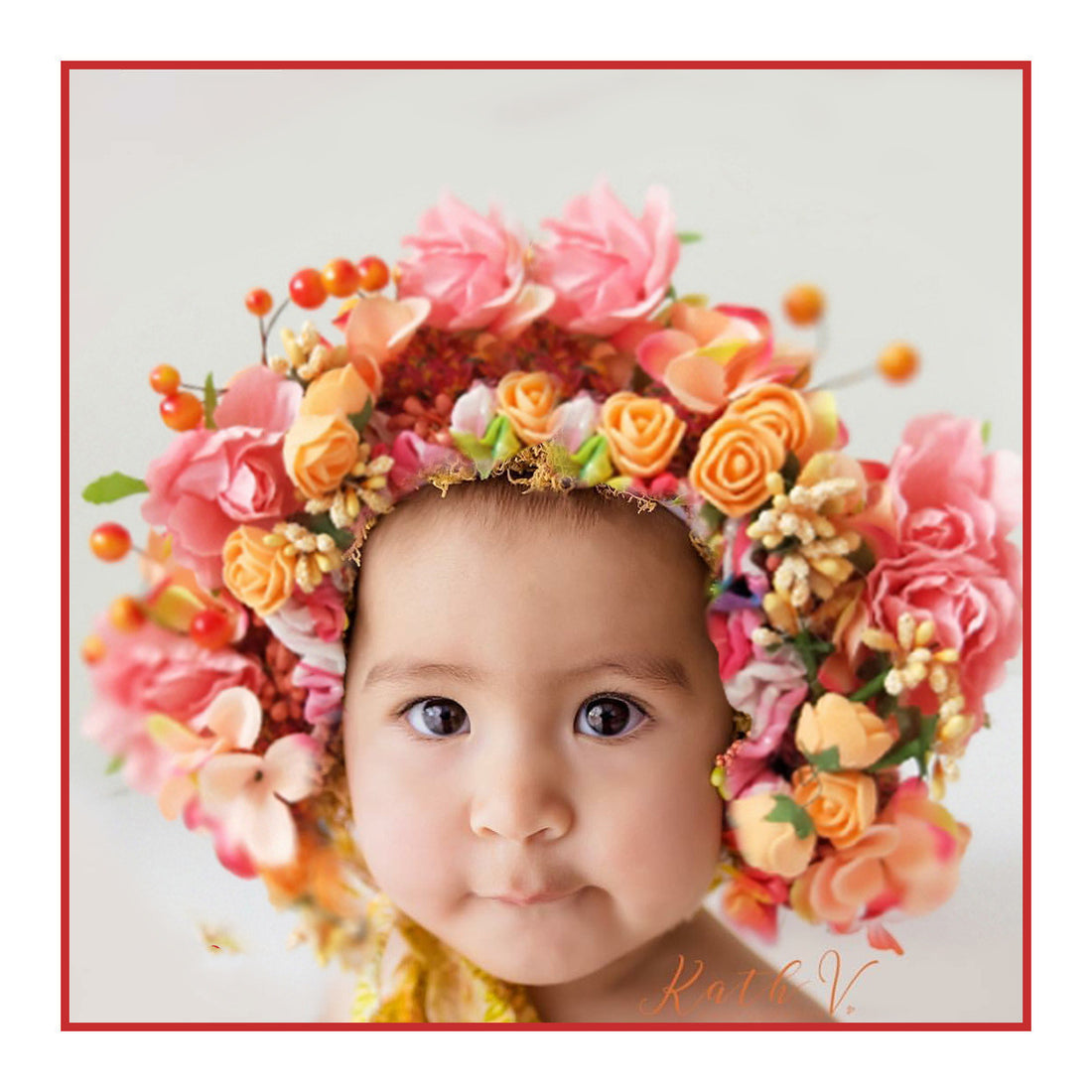 Baby Girl Hairband Photo Head Flower