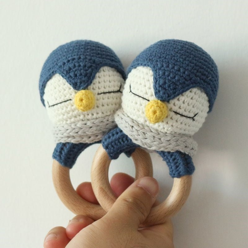 Baby rattles crochet diy material