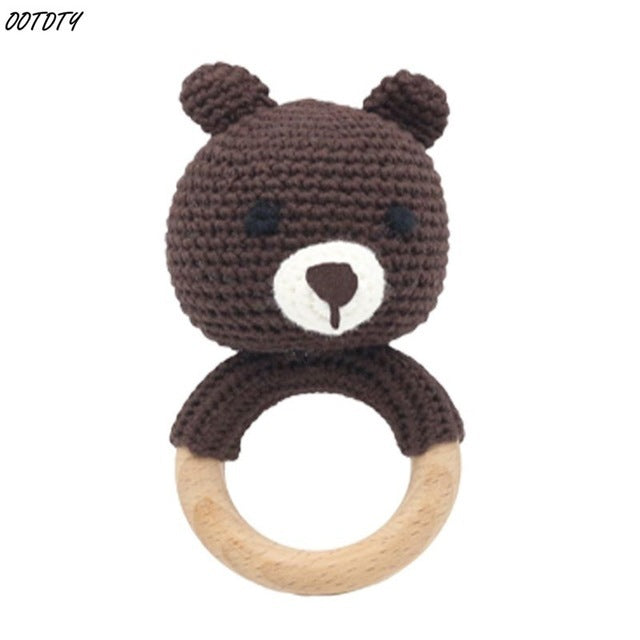 Baby rattles crochet diy material