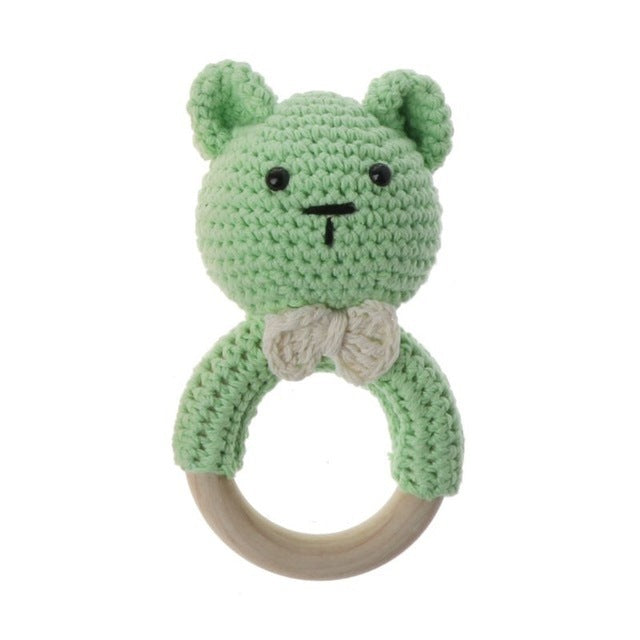 Baby rattles crochet diy material