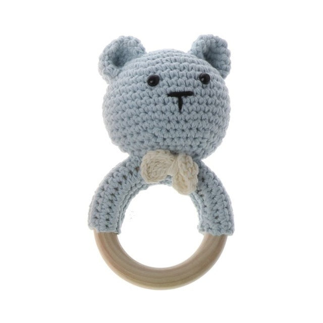 Baby rattles crochet diy material