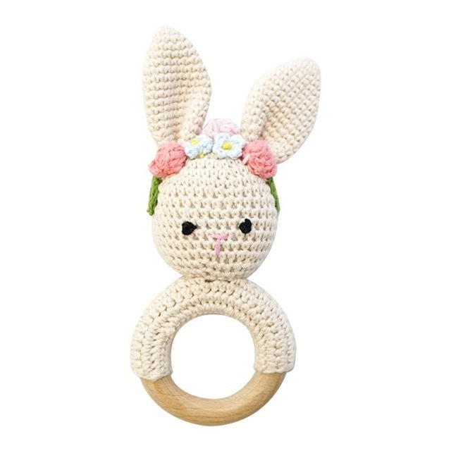 Baby rattles crochet diy material