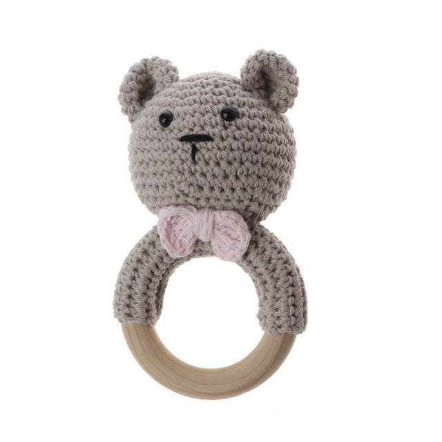 Baby rattles crochet diy material