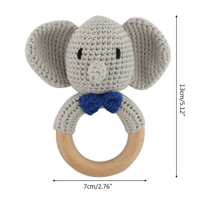 Baby rattles crochet diy material