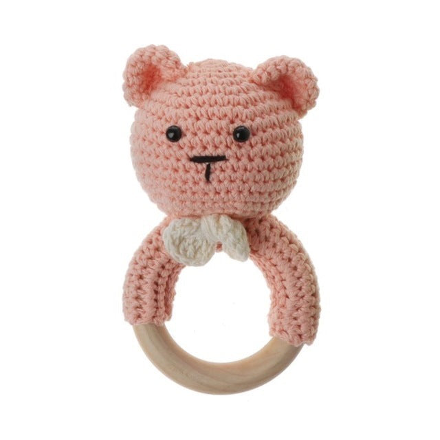 Baby rattles crochet diy material