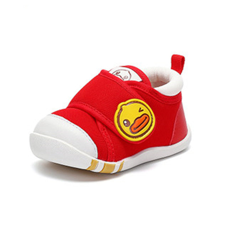 Little yellow duck toddler shoes
