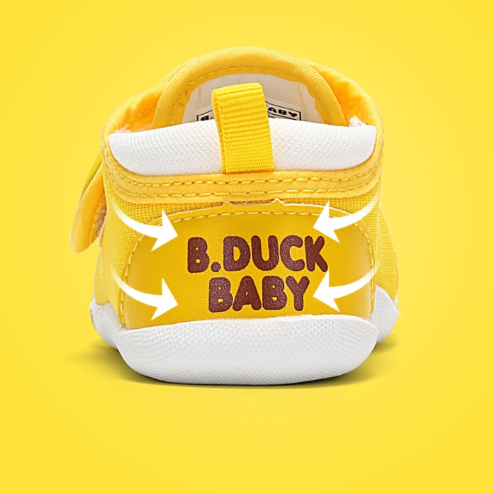 Little yellow duck toddler shoes