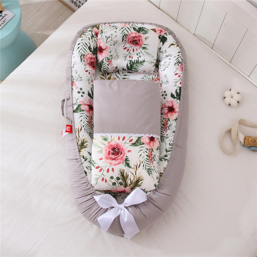 Cotton Breathable Folding Washable Crib
