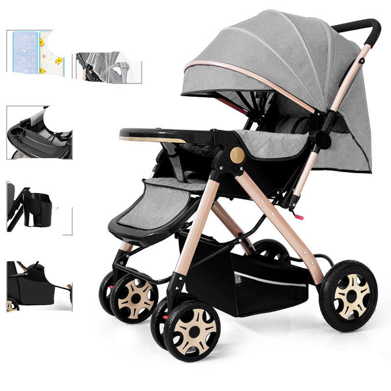 Baby Strollers Can Sit Or Lie Down
