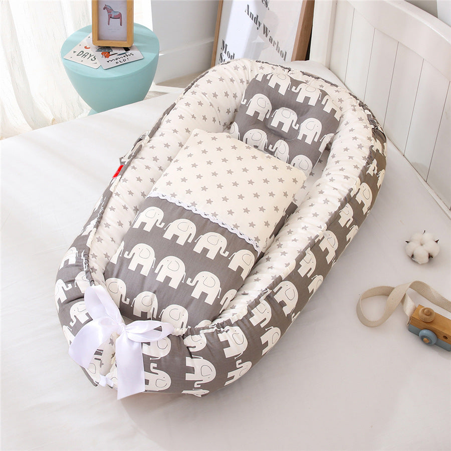 Cotton Breathable Folding Washable Crib