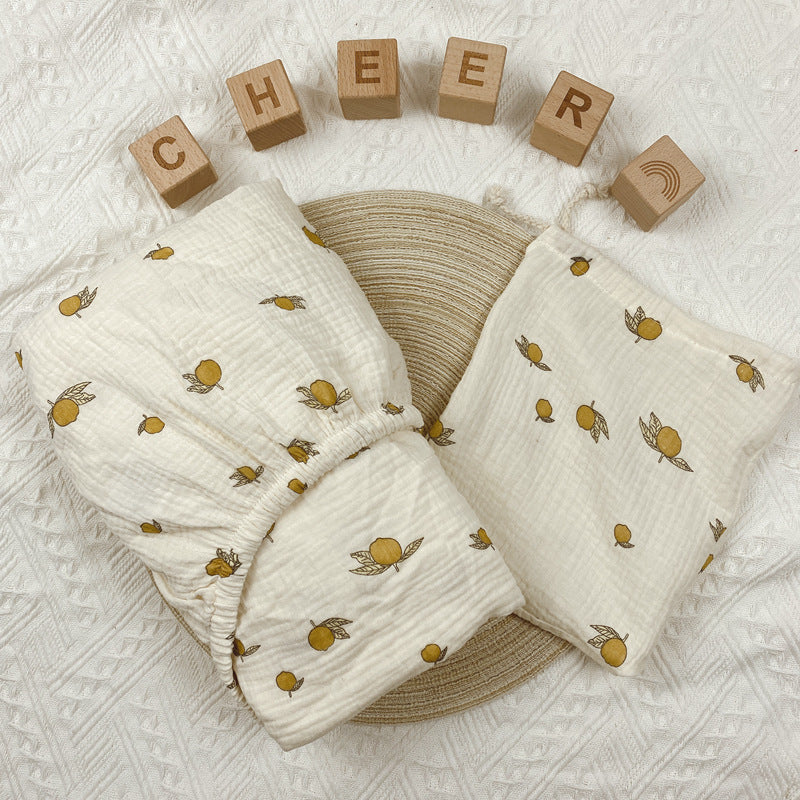 Class Printing A Cotton Crepe Crib