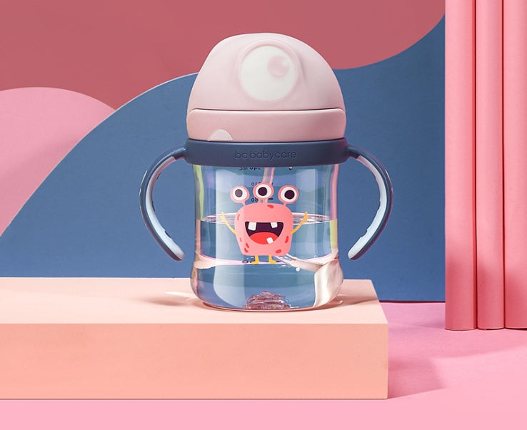 Anti-Choke Straw Baby Water Bottle