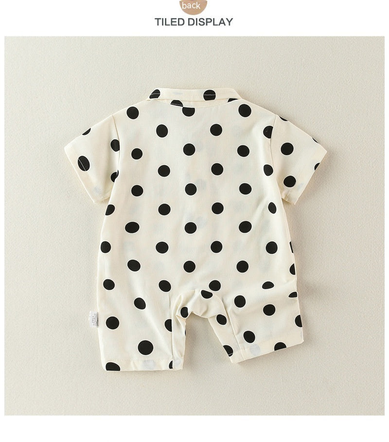 Cotton Newborn Short Sleeve Rompers