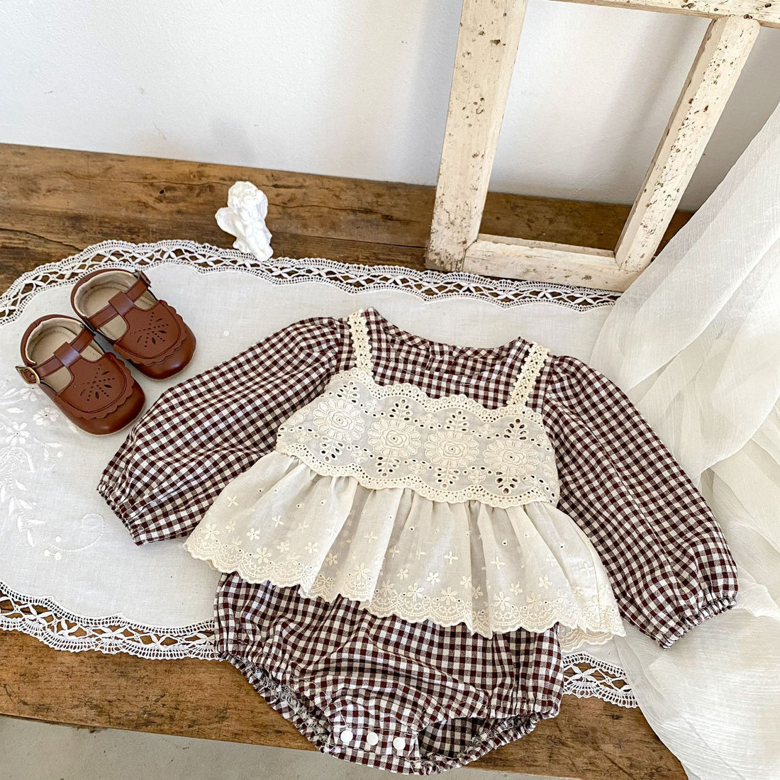 Lace Small Skirt Triangle Rompers