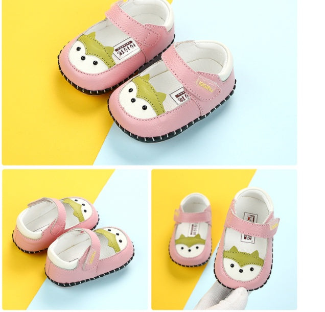 Newborn leather shoes