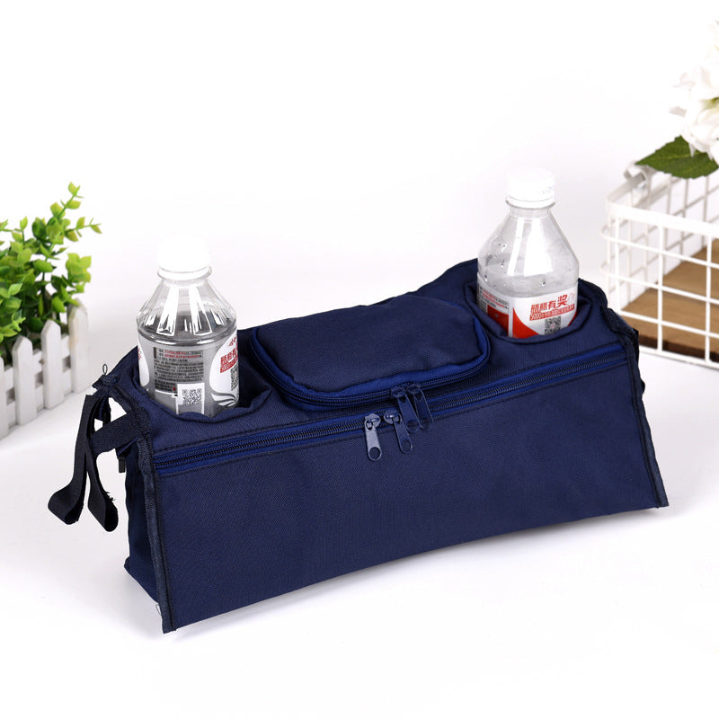 Rear tray hanging bag for baby stroller