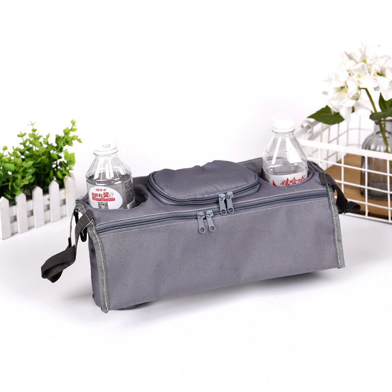 Rear tray hanging bag for baby stroller