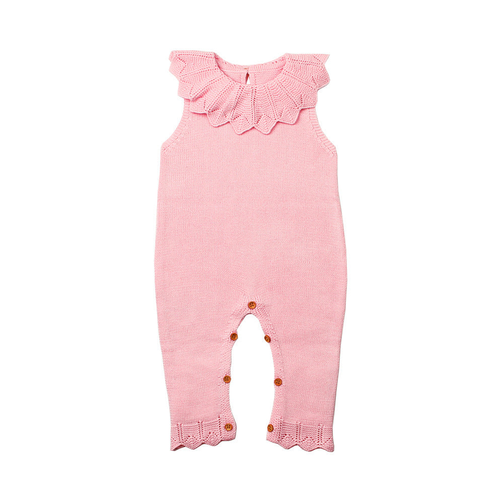 Baby Sleeveless Ruffle Romper