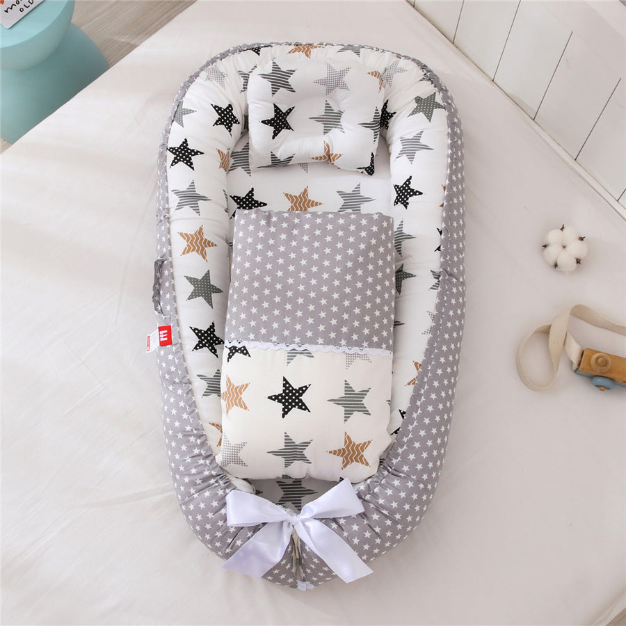Cotton Breathable Folding Washable Crib