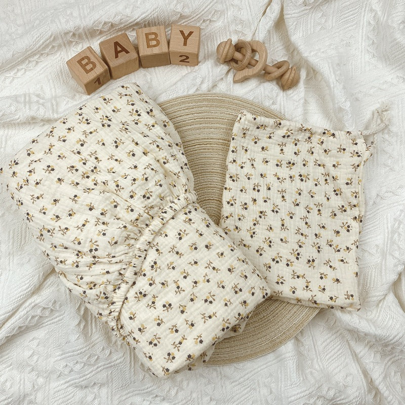 Class Printing A Cotton Crepe Crib