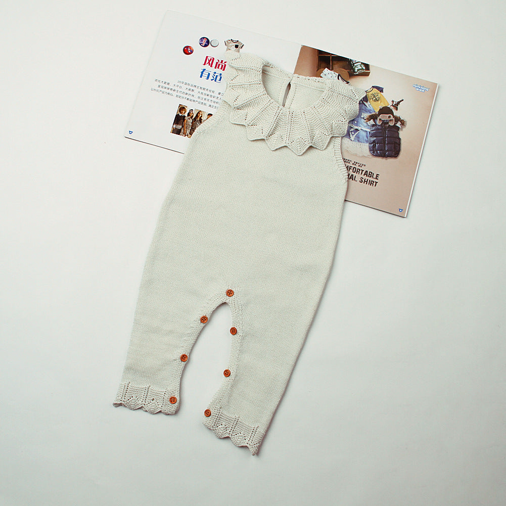 Baby Sleeveless Ruffle Romper