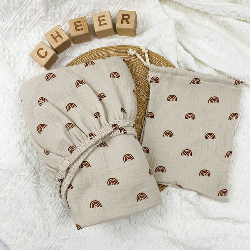 Class Printing A Cotton Crepe Crib