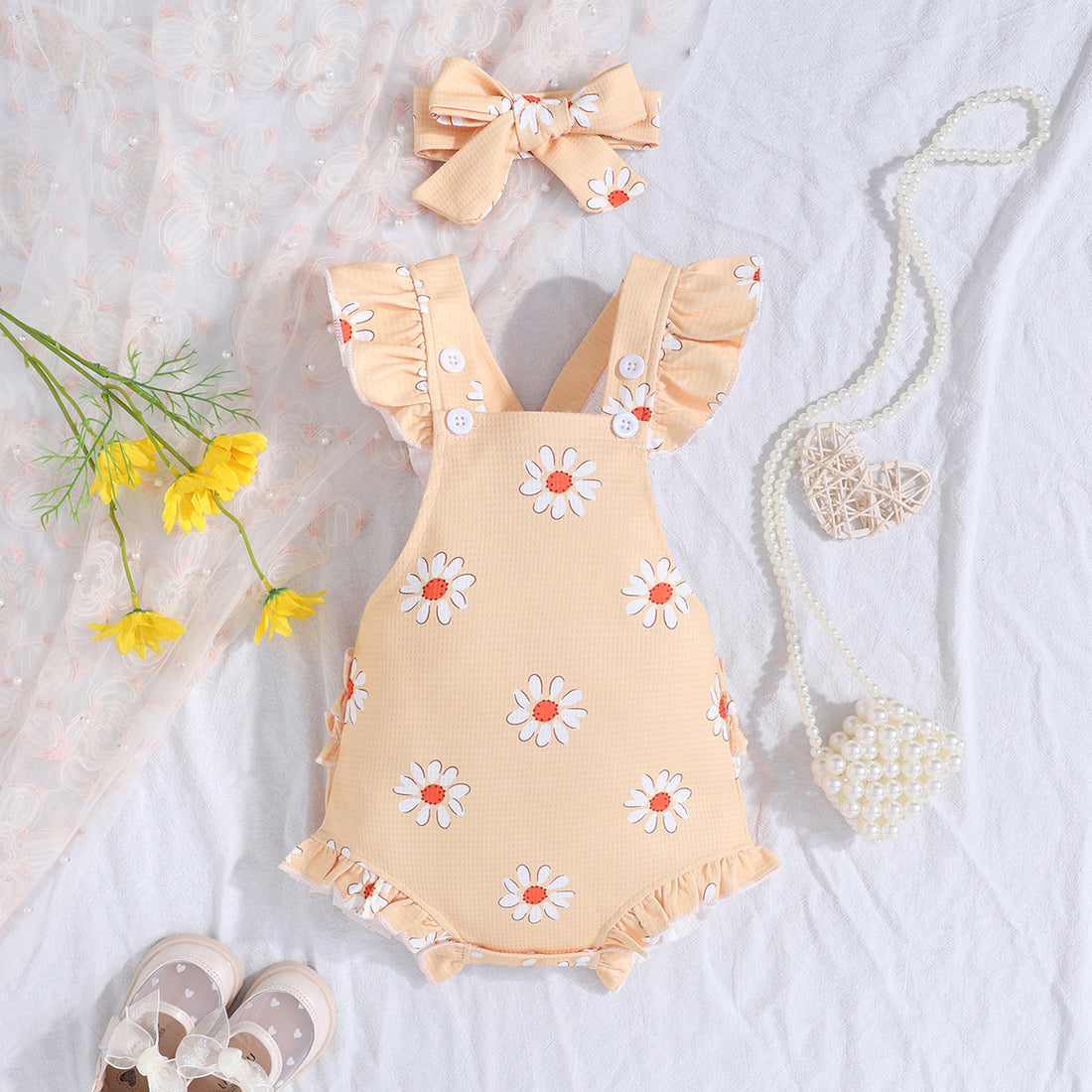 Short Sleeve Casual Rompers