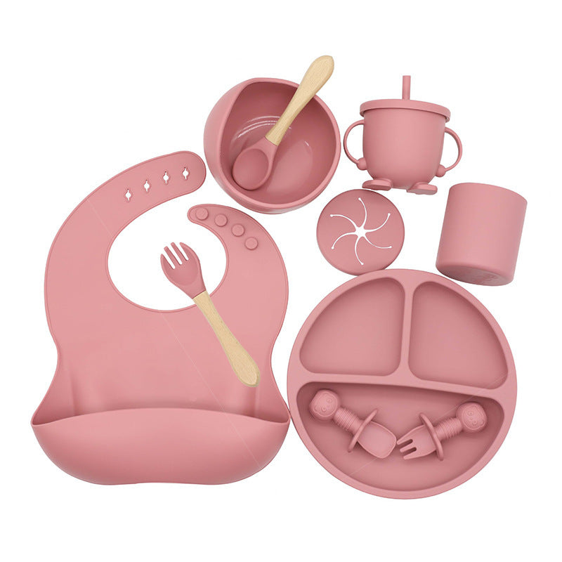 New Baby Silicone Feeding Food Set