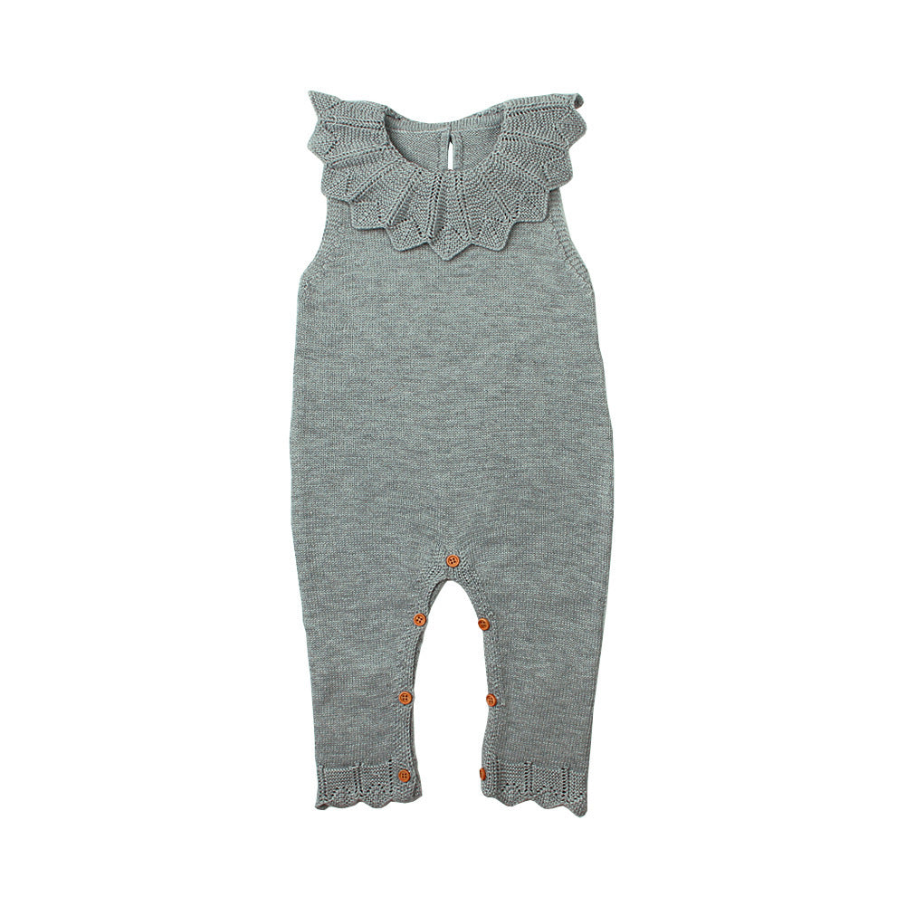 Baby Sleeveless Ruffle Romper