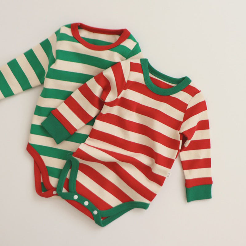 Baby Striped Romper Leggings