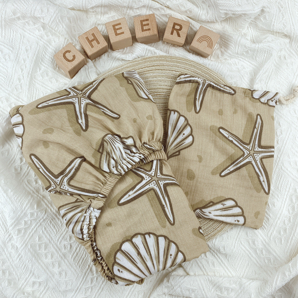 Class Printing A Cotton Crepe Crib