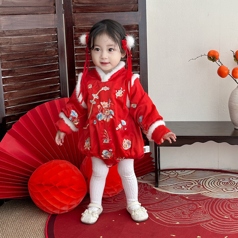 Onesie Winter Baby Triangle Rompers