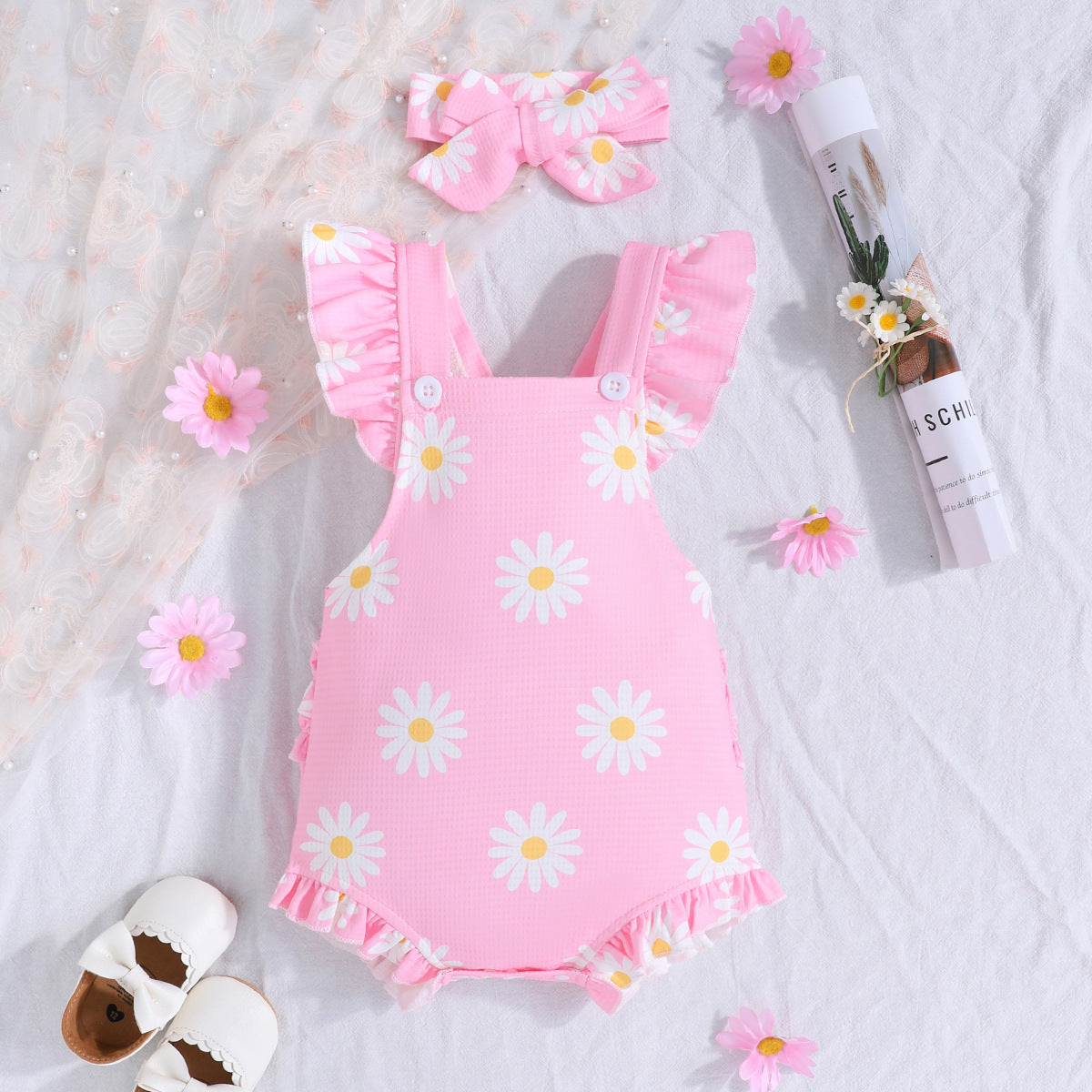 Short Sleeve Casual Rompers