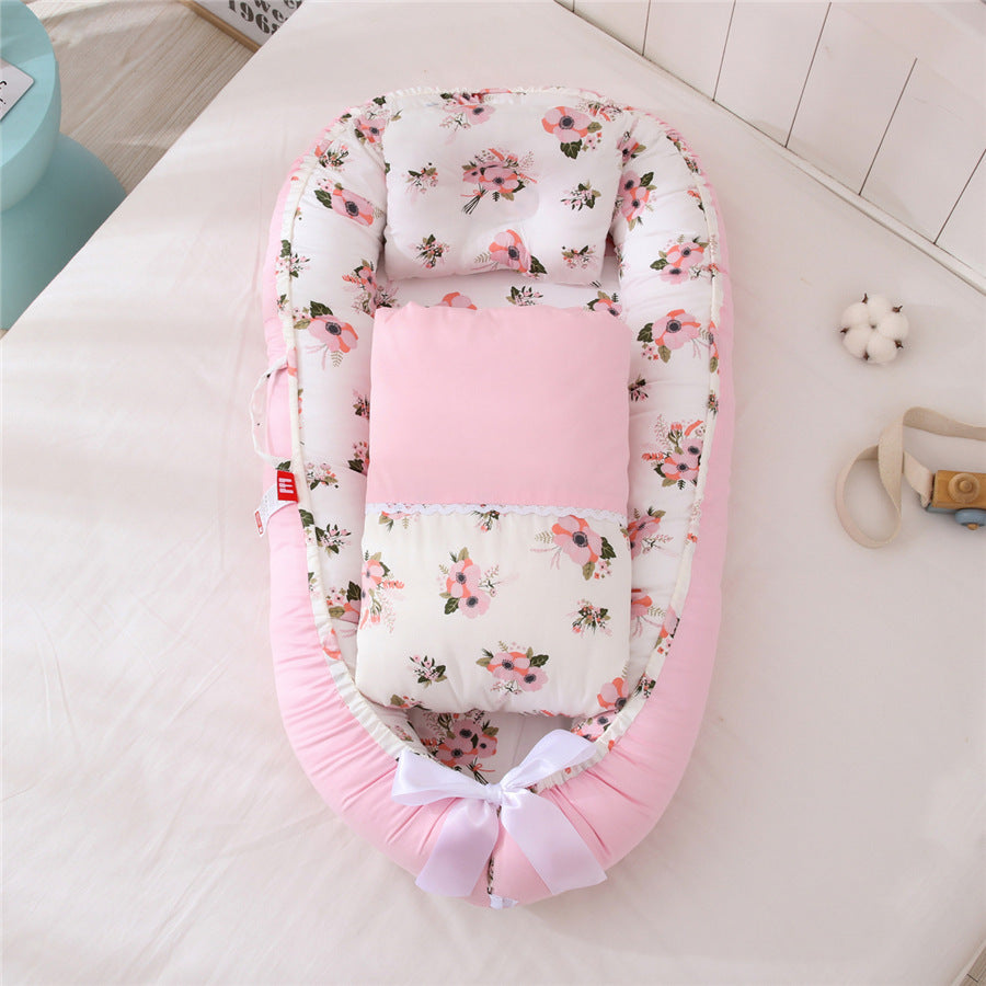 Cotton Breathable Folding Washable Crib