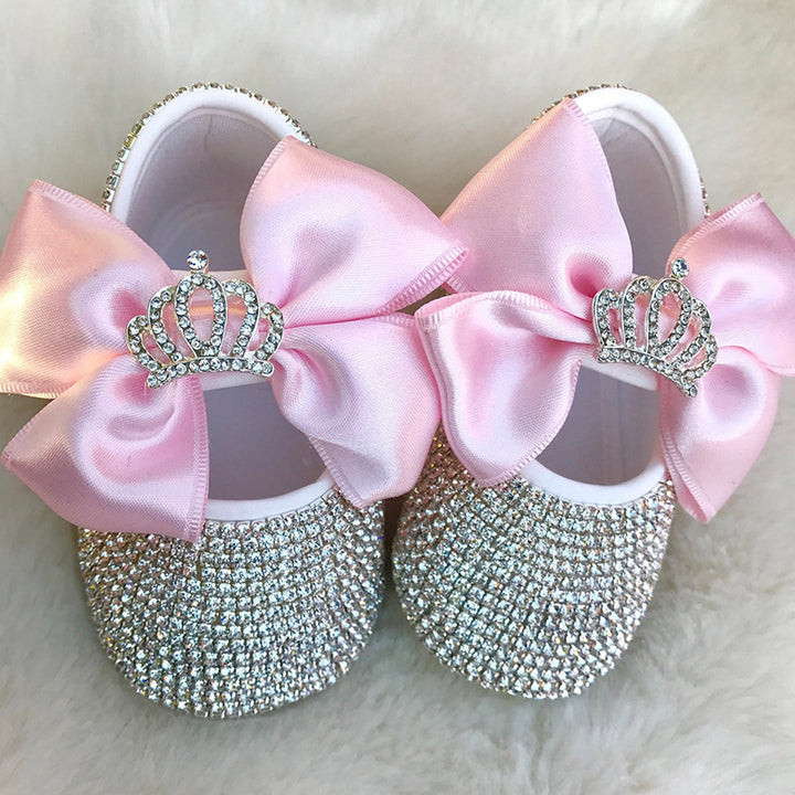 Newborn Baby Rhinestone Shoes