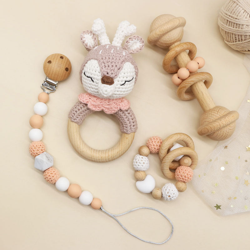 Handmade Crochet Rattles Toys