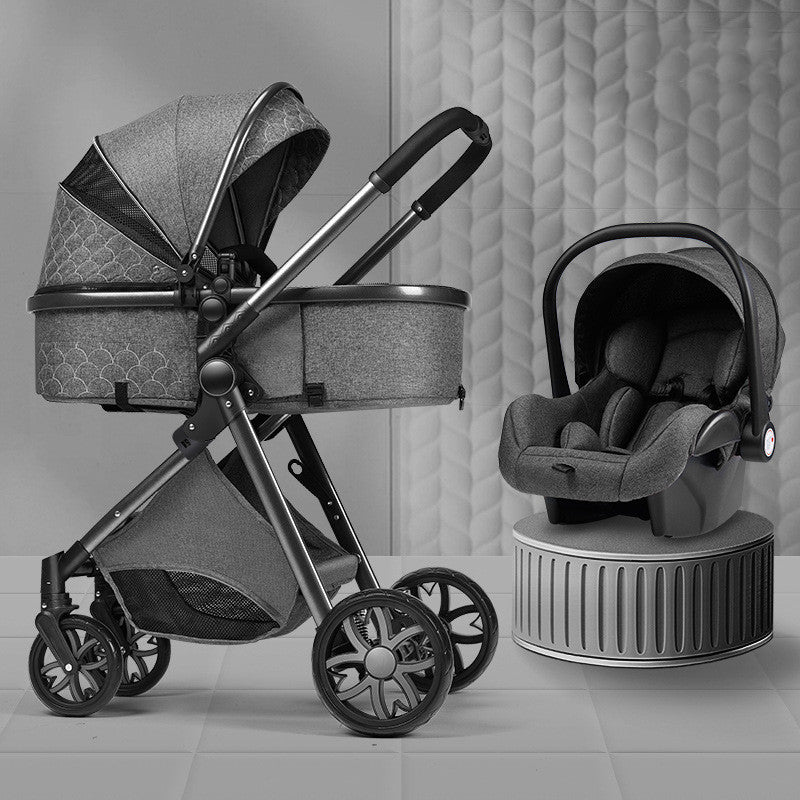 Stylish High View Lightweight Folding Stroller