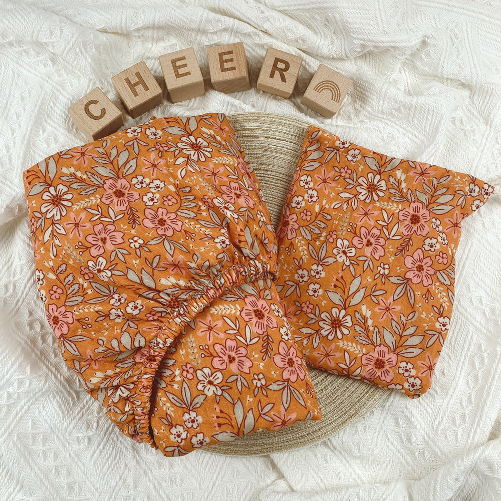 Class Printing A Cotton Crepe Crib