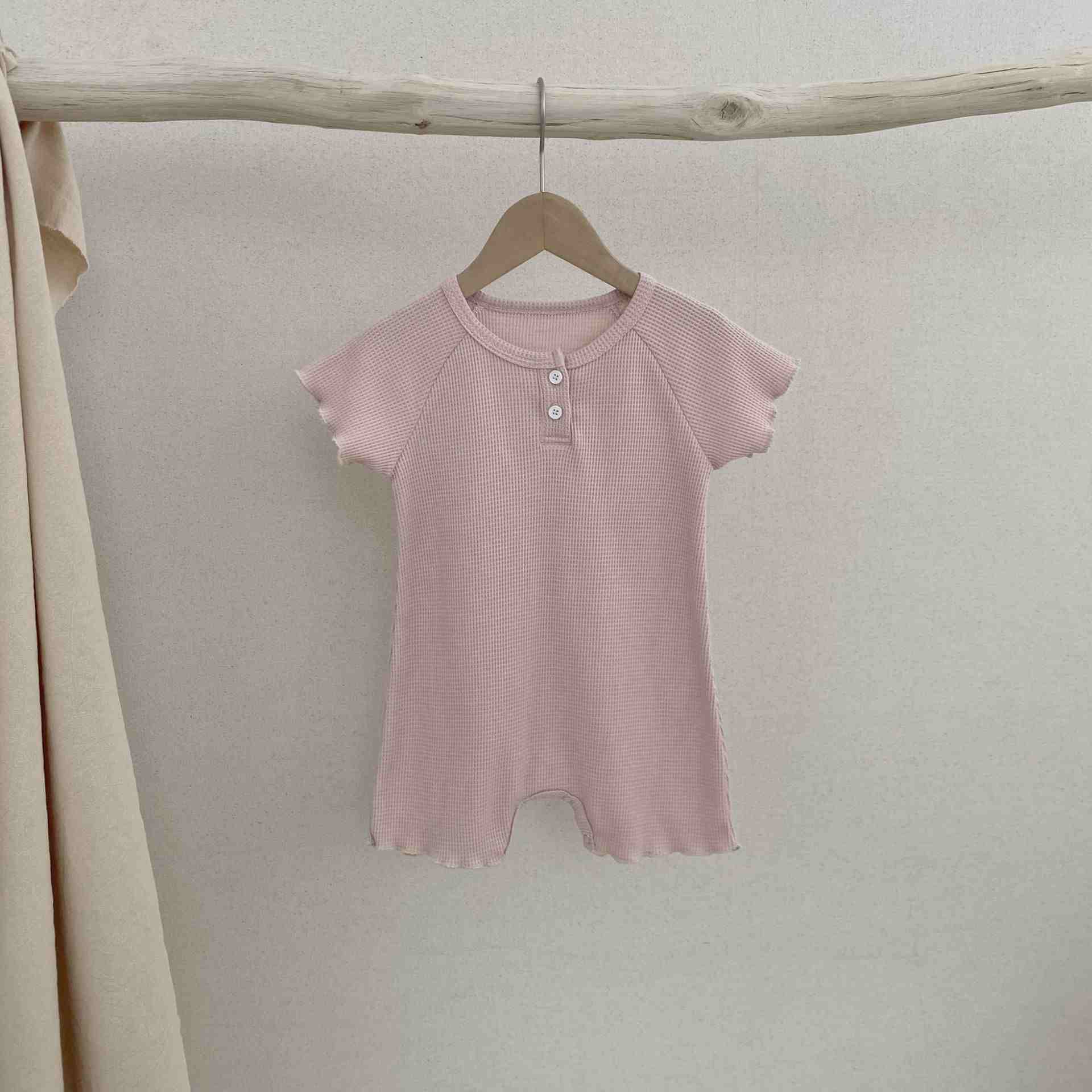 Short Sleeve One-piece Baby Rompers