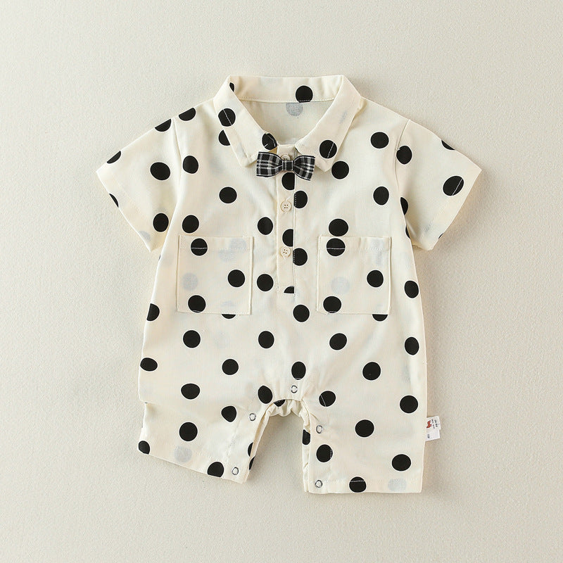 Cotton Newborn Short Sleeve Rompers