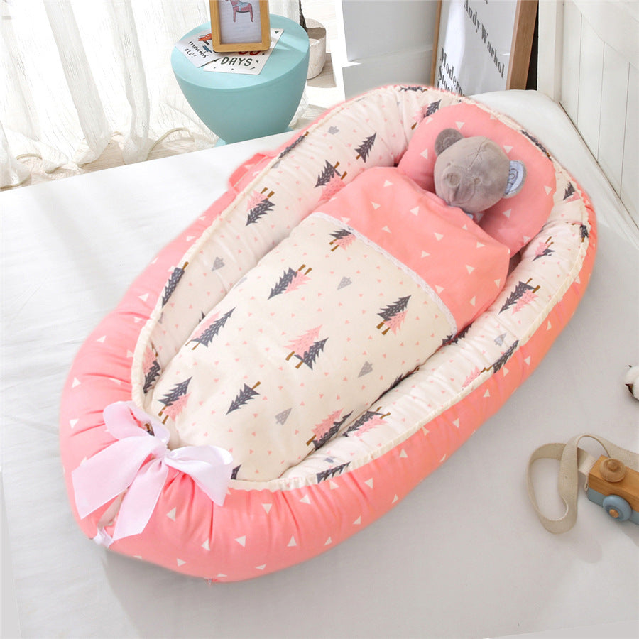Cotton Breathable Folding Washable Crib