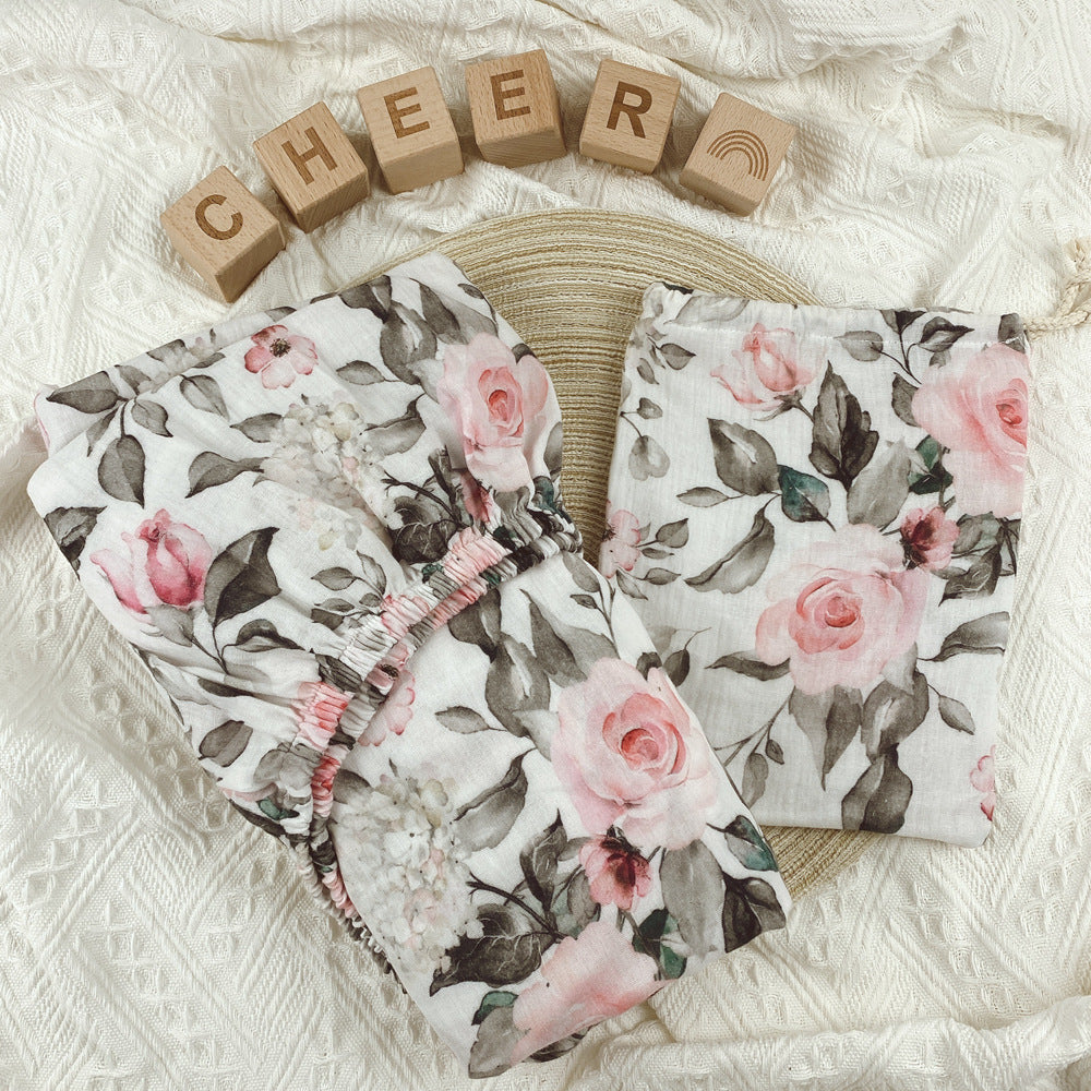 Class Printing A Cotton Crepe Crib