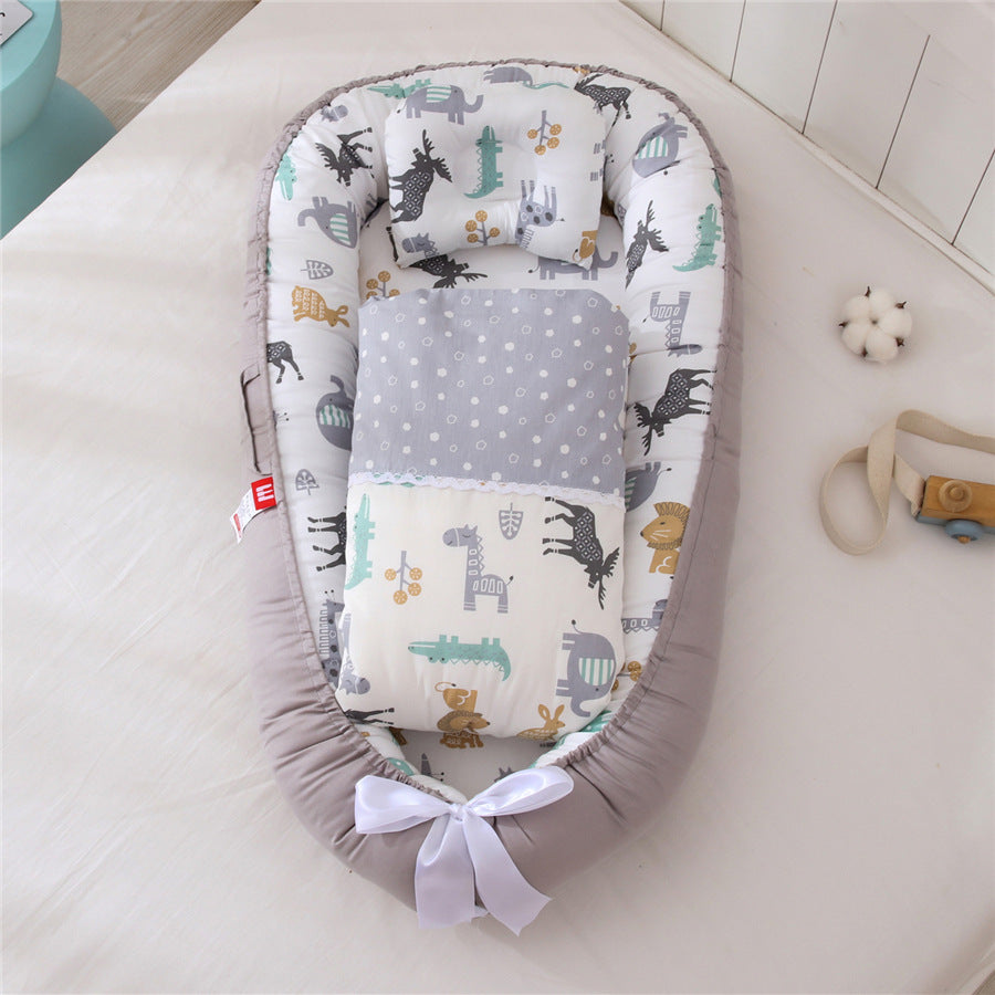 Cotton Breathable Folding Washable Crib